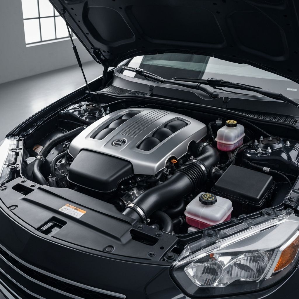 Engine Bay Detail after detailing