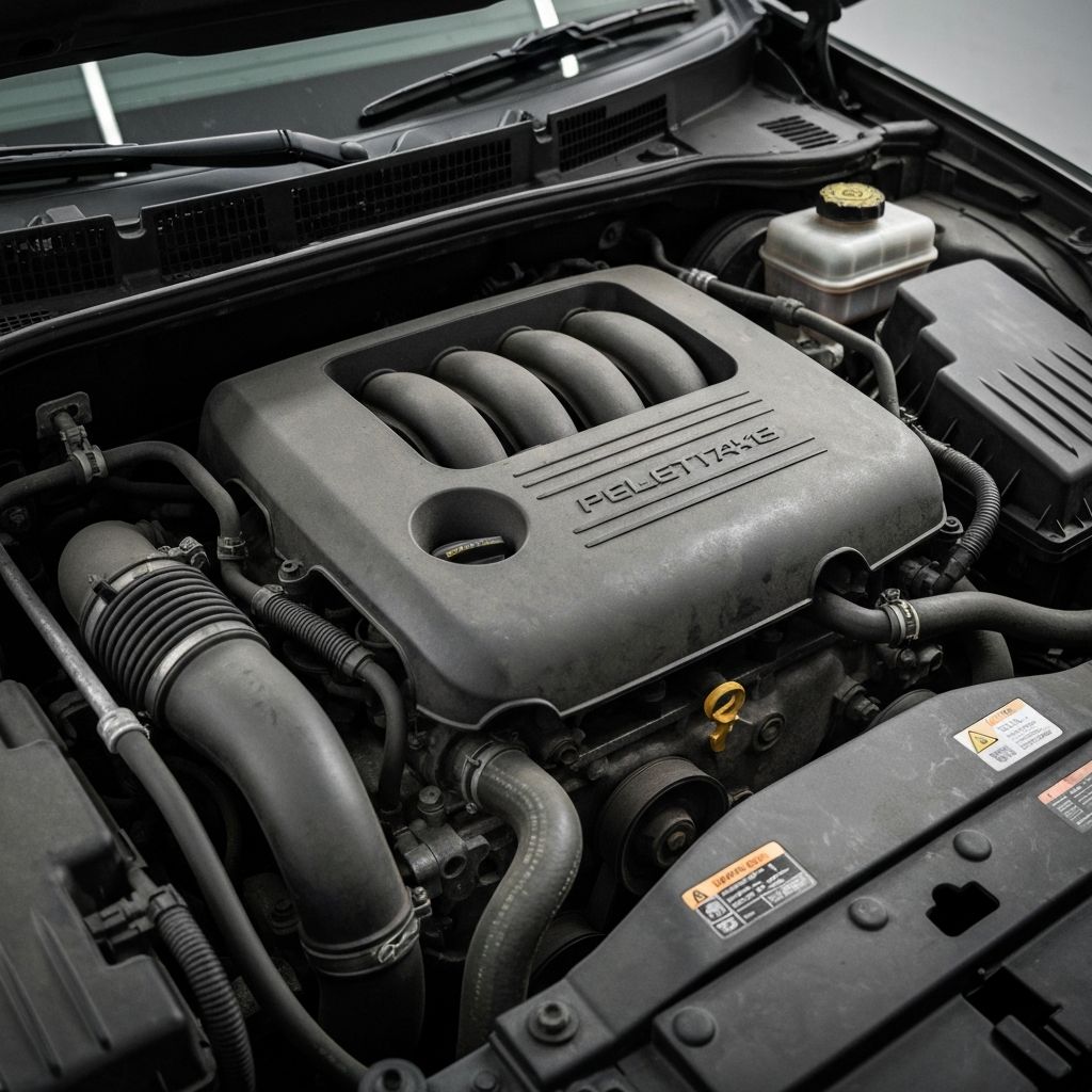 Engine Bay Detail before detailing