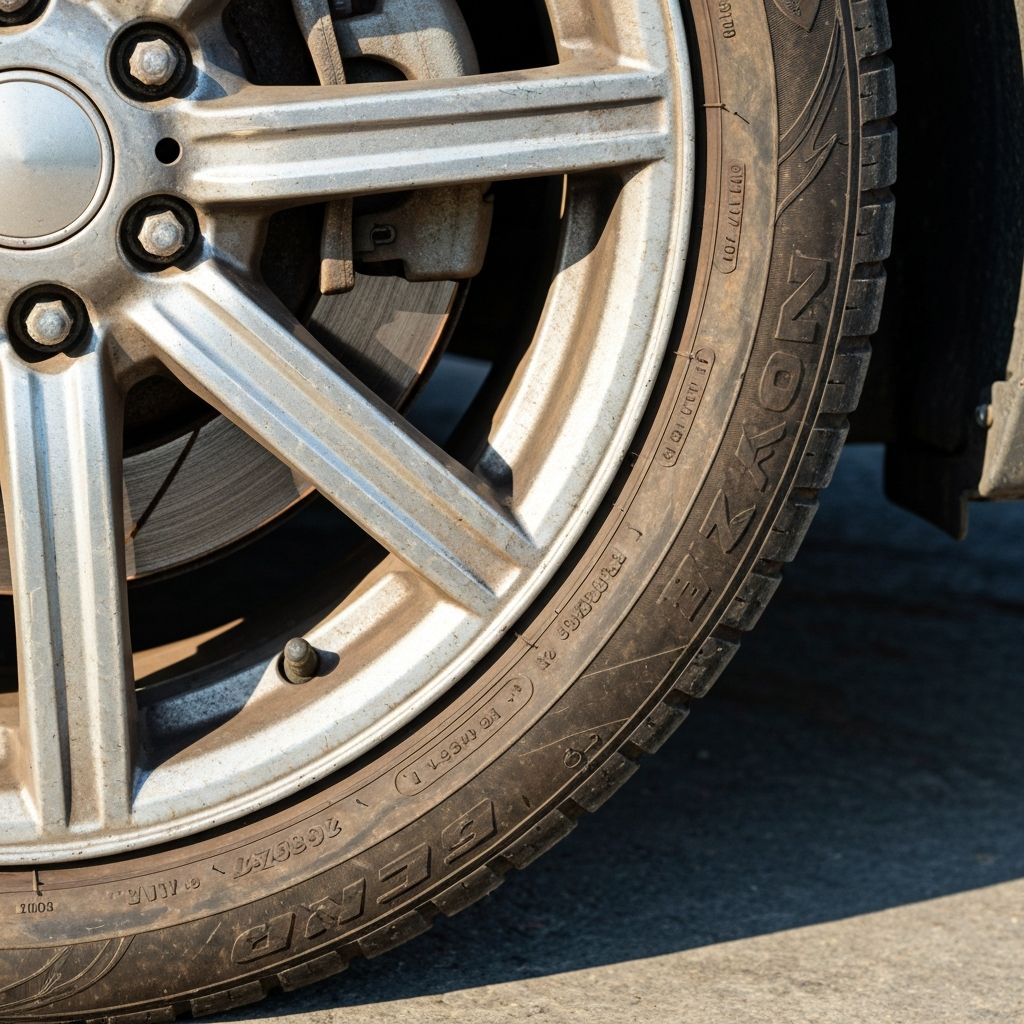 Wheel & Tire Detail before detailing